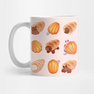 Cream horn and Madeleine Mug